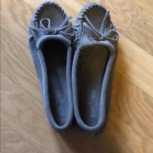 Minnetonka Moccasins Grey